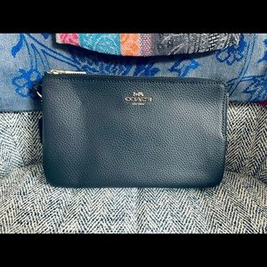 COACH Navy Blue Clutch